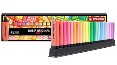 STABILO BOSS ORIGINAL markeerstift Arty, deskset van 23 stuks in geassorteerde kleuren
