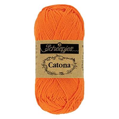 Scheepjes Catona - 10g - 281 Tangerine - Haakgaren / Breigaren