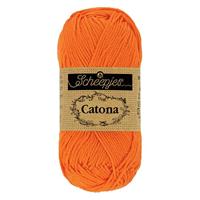 Scheepjes Catona - 10g - 281 Tangerine - Haakgaren / Breigaren - thumbnail