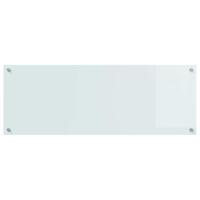 VidaXL Keuken spatscherm wit 110 x 40 cm gehard glas - thumbnail