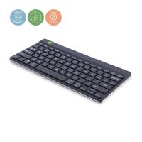 R-Go Compact Break ergonomisch Bluetooth toetsenbord, qwerty, zwart - thumbnail