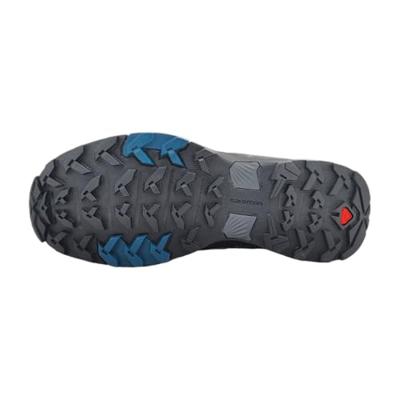 Salomon X ULTRA MID WIDE GTX Hoge Wandelschoen Dames Quarry/Black/Legion Blue 7,5 Salomon X ULTRA MID WIDE GTX Hoge Wandelschoen Dames Quarry/Black/Legion Blue 7,5