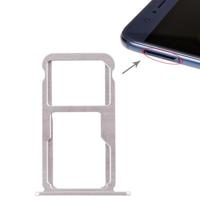 SIM-kaart lade + SIM-kaart lade/micro SD-kaart voor Huawei Honor 8 (zilver) - thumbnail