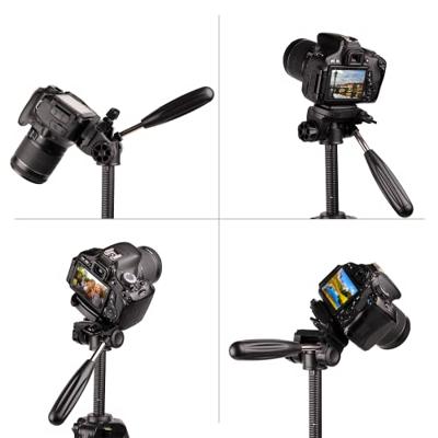 MOJOGEAR 140cm Camera en Telefoon Statief met Premium Telefoonhouder - thumbnail