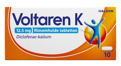 Voltaren K 12,5 mg pijnstiller Filmomhulde Tabletten Diclofenac-Kalium Voltaren K 12,5 mg pijnstiller Filmomhulde Tabletten Diclofenac-Kalium