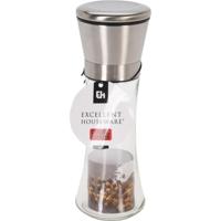 Excellent Houseware Pepermolen glas met rvs deksel - thumbnail