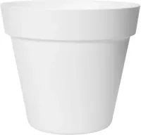 Easyday Bloempot Smile Recht - Ø39 cm x H34,7 cm - Wit - thumbnail