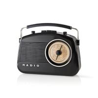 Nedis RDFM5000BK Fm-radio 4,5 W Draaggreep Zwart - thumbnail