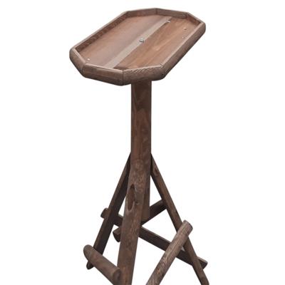 Voederhuis voederplateau op paal ovaal 100 cm Warentuin Mix - Warentuin mix