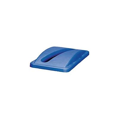 Deksel rubbermaid slim jim vented papier blauw