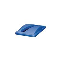 Deksel rubbermaid slim jim vented papier blauw - thumbnail