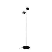 Artdelight Vloerlamp Bolero 2 lichts H 150 cm zwart - thumbnail