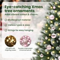 VidaXL Kunstmatige scharnierkerstboom met bedekte sneeuw 150 cm - thumbnail