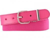 Playshoes riem elastisch met leder junior roze maat 75 cm - thumbnail