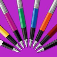 Parker Jotter Originals vulpen, zwart, op blister - thumbnail