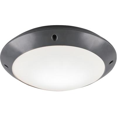 LED Plafondlamp Badkamer - Waterdicht IP54 - E27 Fitting - Mat Antraciet