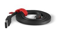 CROSSCALL Platte USB/USB-C Kabel 1,2 M Zwart - thumbnail