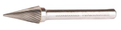 Makita B-52831 Freesstift Hardmetaal Spitse kegel Afmeting, Ø 10 mm Werklengte 20 mm Schachtdiameter 6 mm 1 stuks Makita B-52831 Freesstift Hardmetaal Spitse kegel Afmeting, Ø 10 mm Werklengte 20 mm Schachtdiameter 6 mm 1 stuks