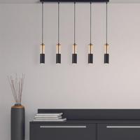 Searchlight Strakke eetkamer lampMerrygold - 82121-5BK - thumbnail