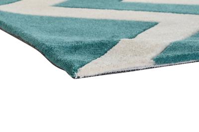 Tapijt DKD Home Decor Polyester Zig-zag Tweekleurig 120 x 180 x 2 cm