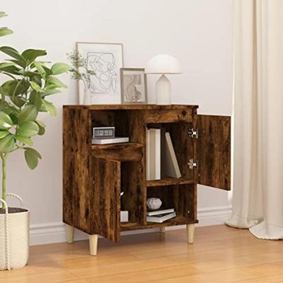 Dressoir 60x35x70 cm bewerkt hout gerookt eikenkleurig Dressoir 60x35x70 cm bewerkt hout gerookt eikenkleurig