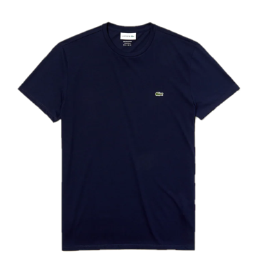 Lacoste Pima T-Shirt Heren Donkerblauw - Maat S - Kleur: Donkerblauw | Soccerfanshop