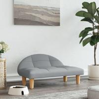 Hondenmand 70x52x30 cm stof lichtgrijs - thumbnail