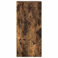 Dressoir 29,5x34x76 cm bewerkt hout gerookt eikenkleurig - thumbnail