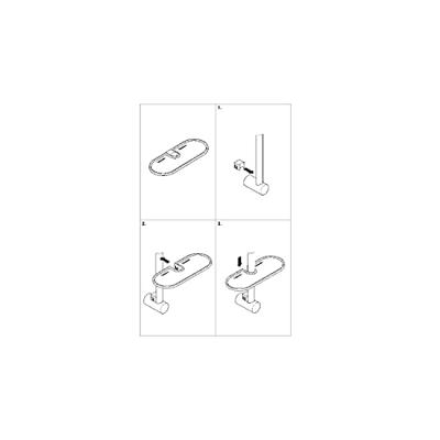 Grohe Euphoria glijstangset 90cm massage chroom - thumbnail
