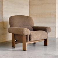 Kave Home Nema fauteuil bouclé Bruin - thumbnail