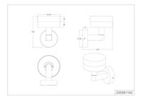 Trio Design wandlampMackenzie antraciet - 230561142 - thumbnail