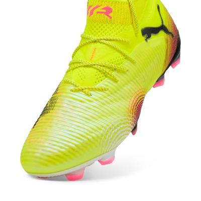 PUMA Future 8 Ultimate Gras Voetbalschoenen (FG) Geel Zwart Roze PUMA Future 8 Ultimate Gras Voetbalschoenen (FG) Geel Zwart Roze