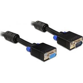 DeLOCK 3m VGA Cable VGA kabel VGA (D-Sub) Zwart DeLOCK 3m VGA Cable VGA kabel VGA (D-Sub) Zwart