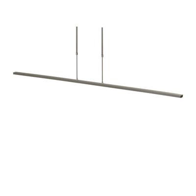 Masterlight Hanglamp Real 2 LED 130 cm mat chroom
