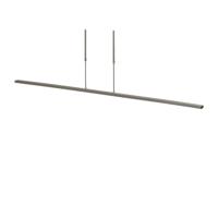 Masterlight Hanglamp Real 2 LED 130 cm mat chroom - thumbnail