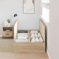 Bedframe Sonoma eiken 190 x 90 x 31.5 cm Bewerkt hout - thumbnail