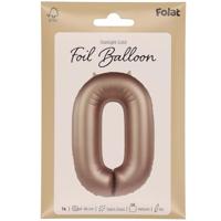 Folieballon Cijfer 0 Starlight Gold (86cm) - thumbnail