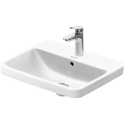Duravit No.1 inbouwwastafel 55x43.5x17.5cm Hoogglans Wit 03555500272