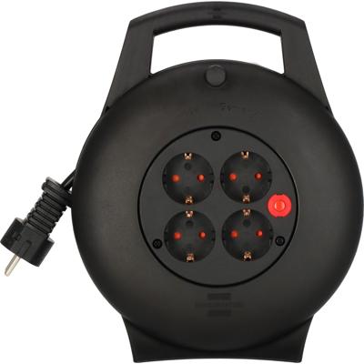 Kabelhaspel Brennenstuhl Vario 4 voudig 10 meter zwart | 2 stuks Kabelhaspel Brennenstuhl Vario 4 voudig 10 meter zwart | 2 stuks