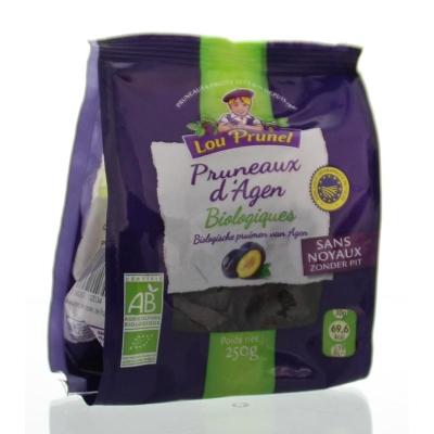 Lou Prunel Agen pruimen zonder pit 33/44 XXL bio (250 gr)