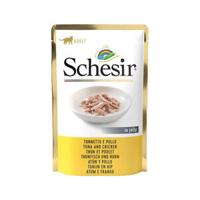 SCHESIR in jelly Tuna with chicken - nat kattenvoer - 85 g - thumbnail