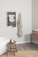 Elektrische Handdoekradiator Eurom Sani Towel 500W 85x50cm met Timer Zwart - thumbnail
