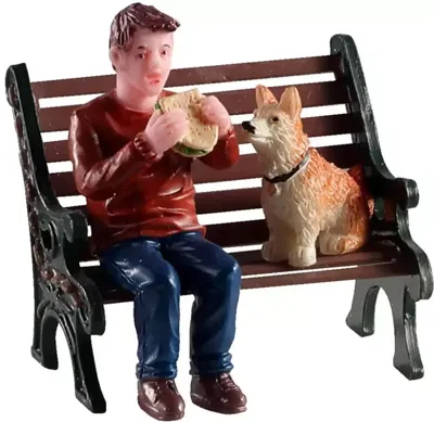 Lemax lunchbreak buddy kerstdorp figuur type 2 2020