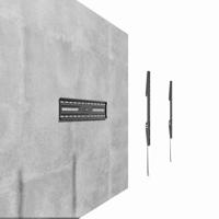 TV-muurbeugel (vast), 37''-86'' - thumbnail