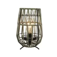 Lumineo Solar lantaarn ijzer 18 x 27,5 cm zand - thumbnail