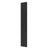 Plieger Designradiator Cavallino Retto Dubbel 905 Watt Middenaansluiting 200x29,8 cm Black Graphite - thumbnail