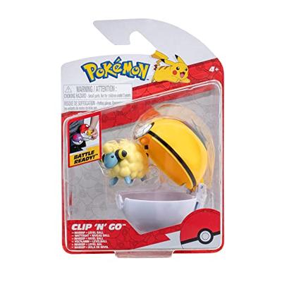 Pokemon Figure - Mareep + Level Ball (Clip 'n' Go)