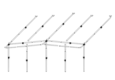 Dorema Frame Voortent President/Smaragd Staal Easygrip 25mm