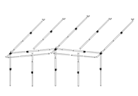 Dorema Frame Voortent President/Smaragd Staal Easygrip 25mm - thumbnail