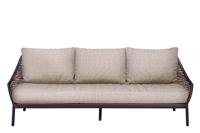 Apple Bee | Loungebank 3-zits Milou | Black - thumbnail